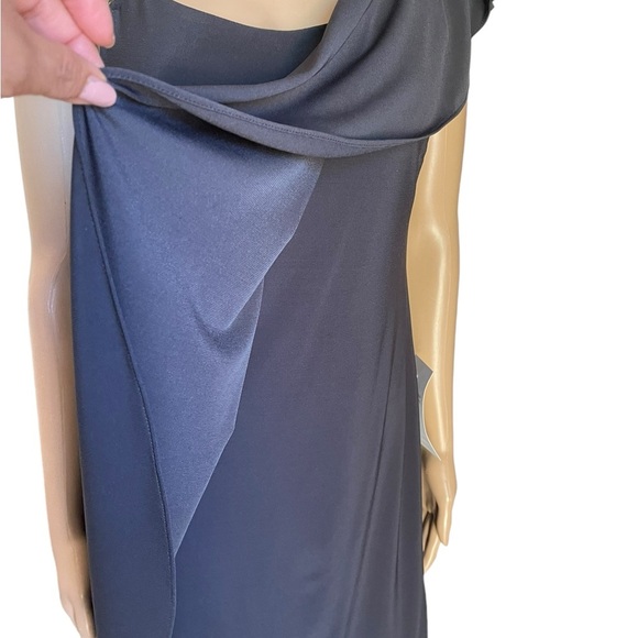 New! Betsy Adam Embelished One Shoulder
Black Dress size 6 - Picture 8 of 16